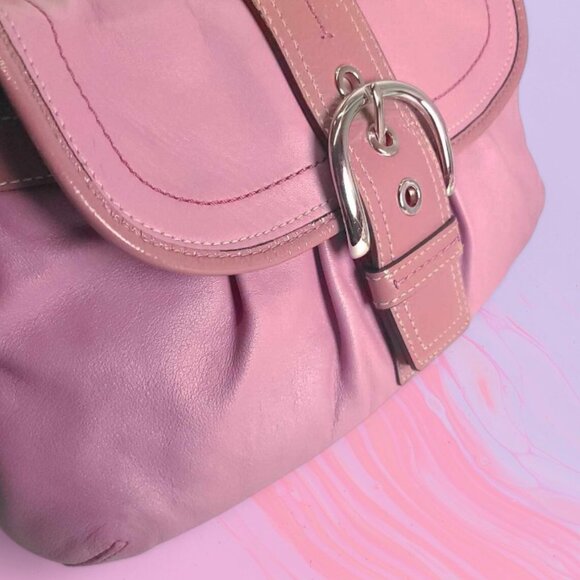COACH Soho buckle satchel, shoulder bag, Y2k  pink - Picture 11 of 13